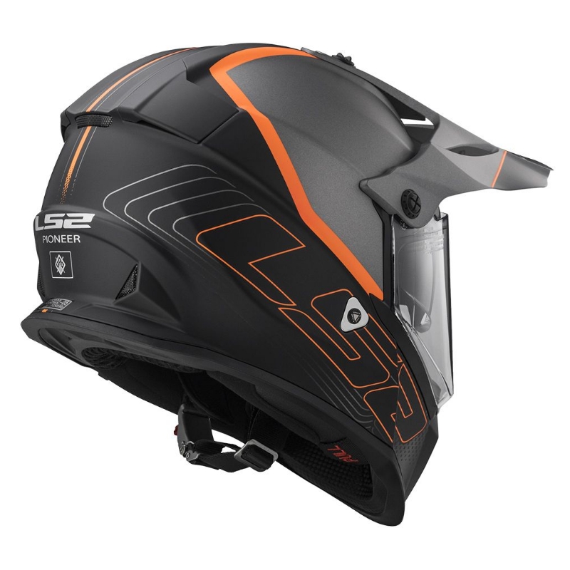 Enduro přilba LS2 MX436 Pioneer Element černá matná výprodej