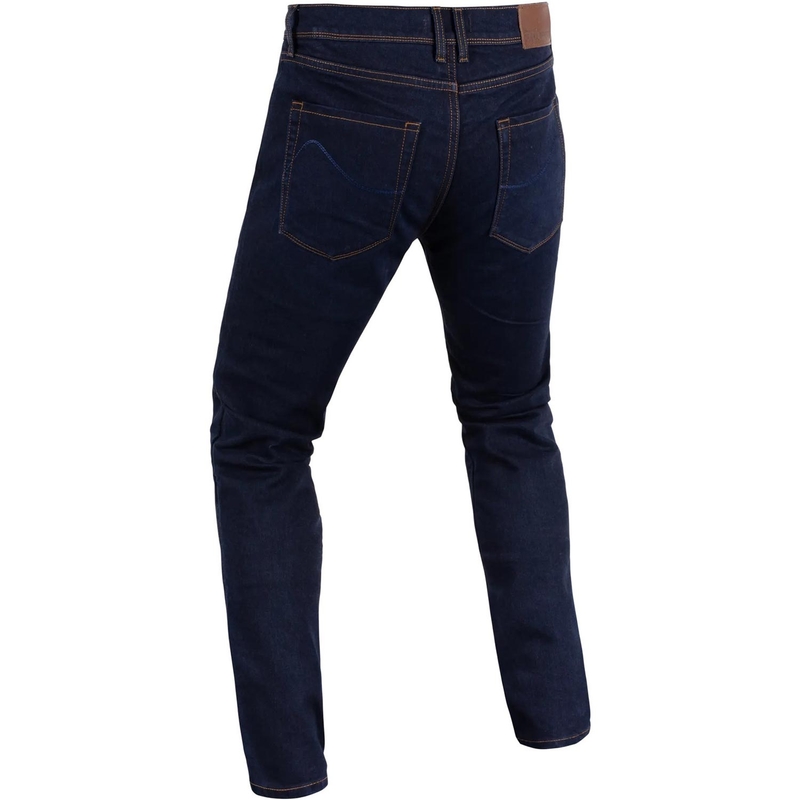 Prodloužené džíny na motorku Oxford Marshal AAA Slim Fit černé