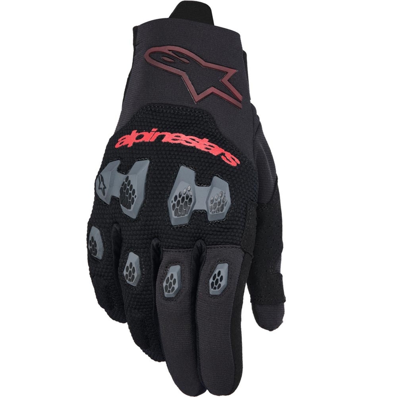 Motokrosové rukavice Alpinestars PRO-DURA černo-červené
