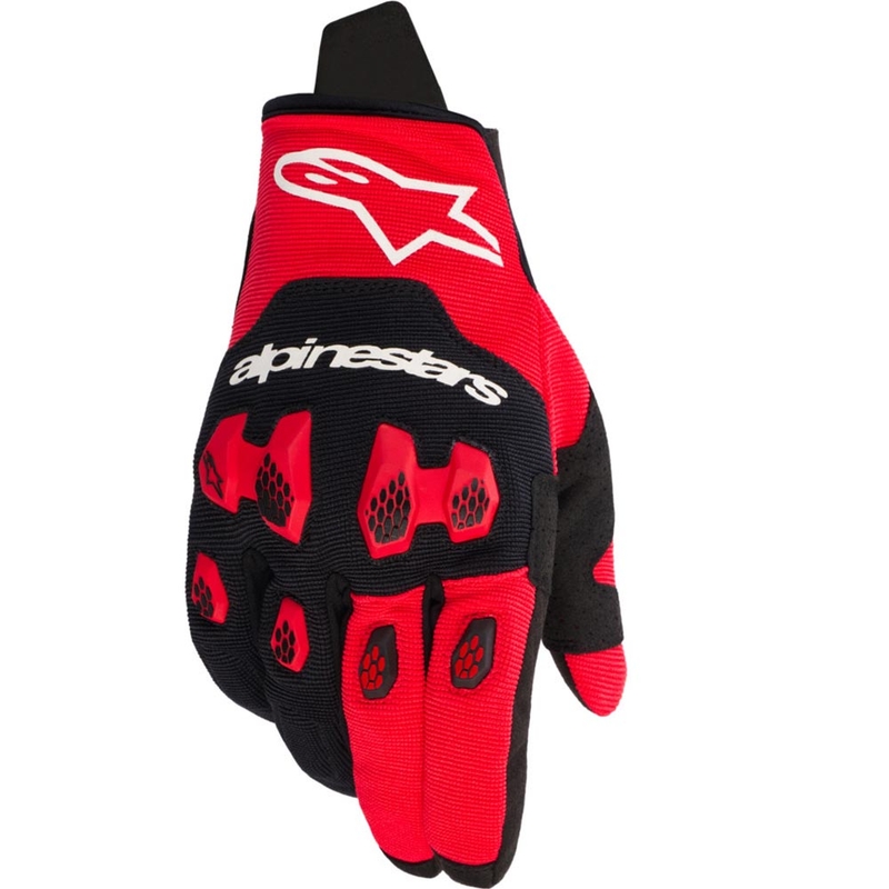 Motokrosové rukavice Alpinestars PRO-DURA červeno-černé