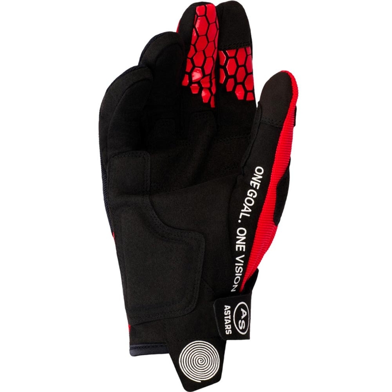 Motokrosové rukavice Alpinestars PRO-DURA červeno-černé