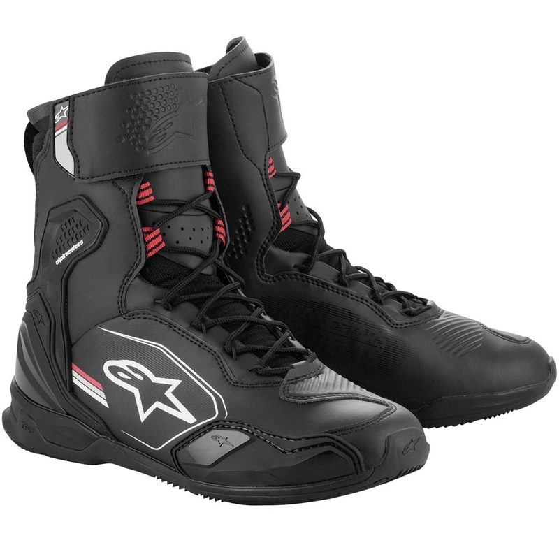Boty na motorku Alpinestars Superfaster černo-šedo-červené