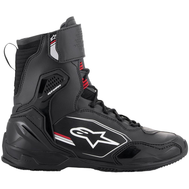 Boty na motorku Alpinestars Superfaster černo-šedo-červené