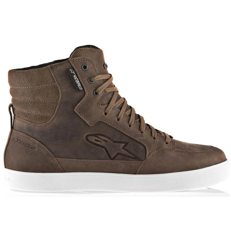 Boty na motorku Alpinestars J-6 Waterproof hnědé