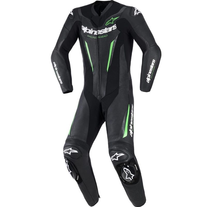 Jednodílná kombinéza na motorku Alpinestars GP FORCE V2 černo-zelená