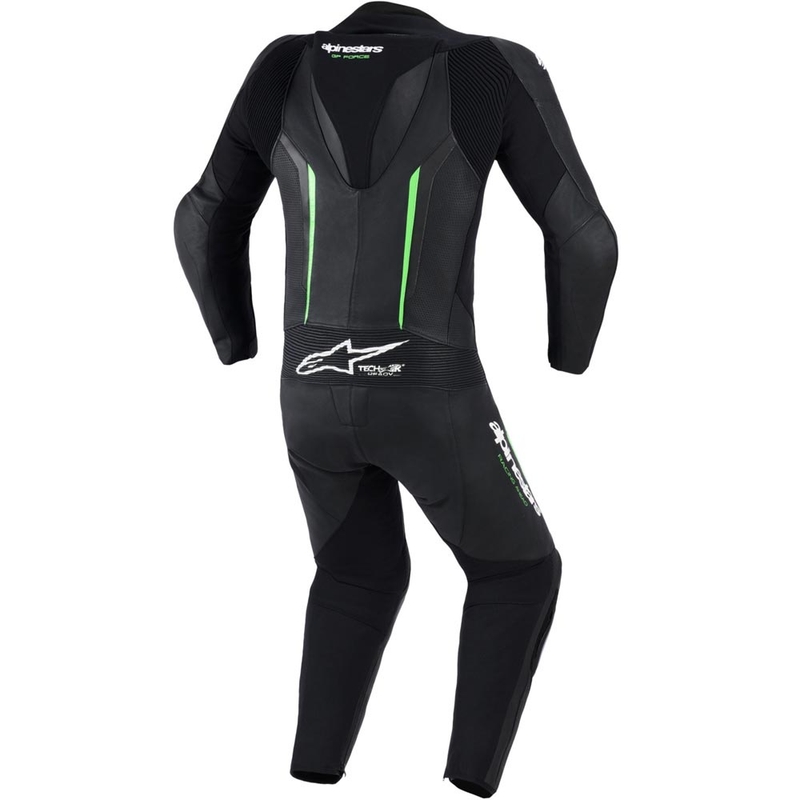 Jednodílná kombinéza na motorku Alpinestars GP FORCE V2 černo-zelená