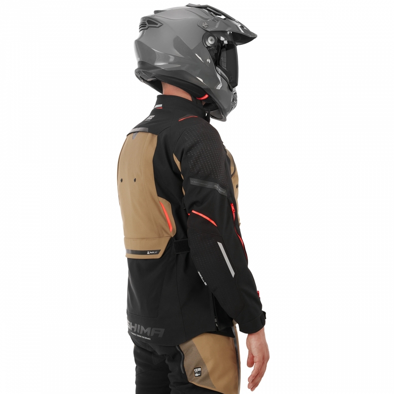 Bunda na motorku Shima Hero 3.0 hnědá