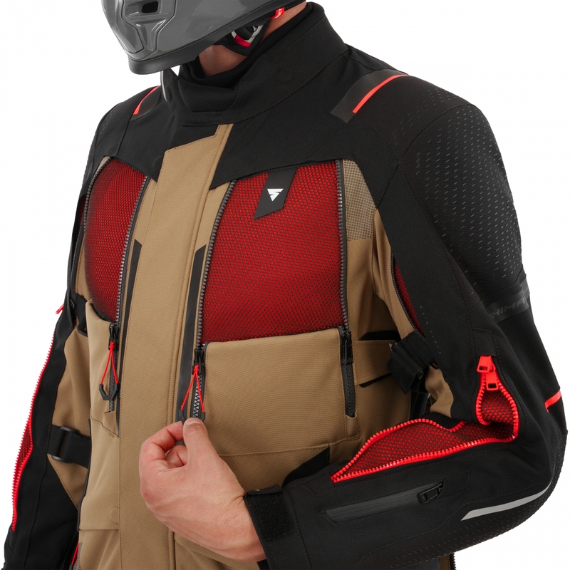 Bunda na motorku Shima Hero 3.0 hnědá