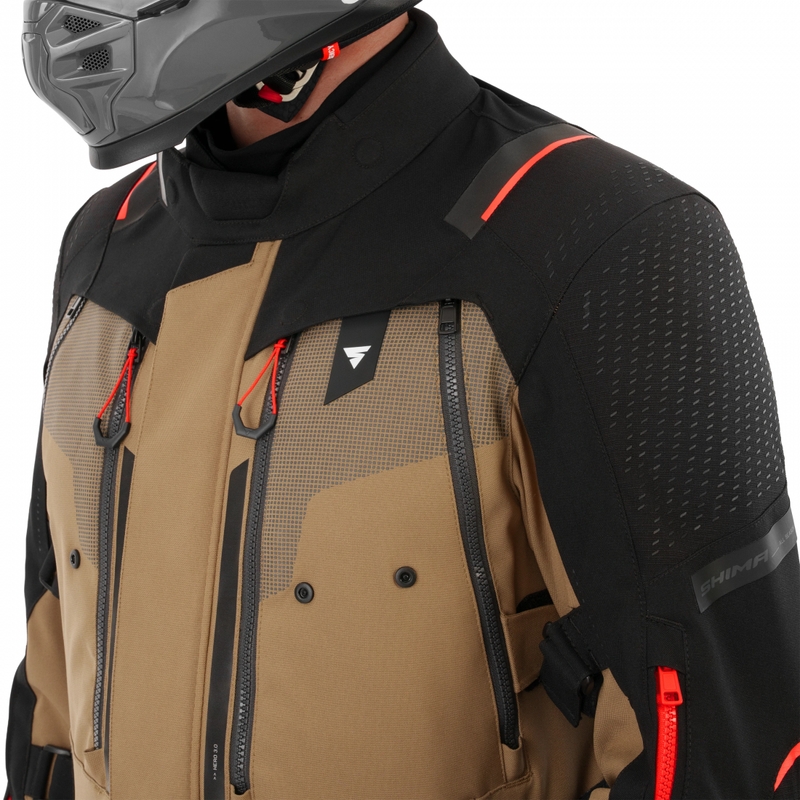 Bunda na motorku Shima Hero 3.0 hnědá