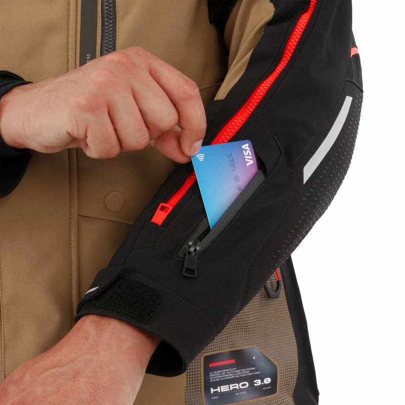 Bunda na motorku Shima Hero 3.0 hnědá