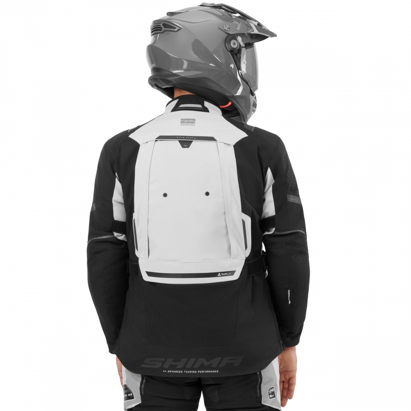 Bunda na motorku Shima Hero 3.0 šedo-černá
