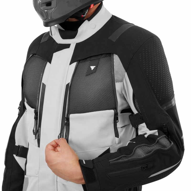 Bunda na motorku Shima Hero 3.0 šedo-černá