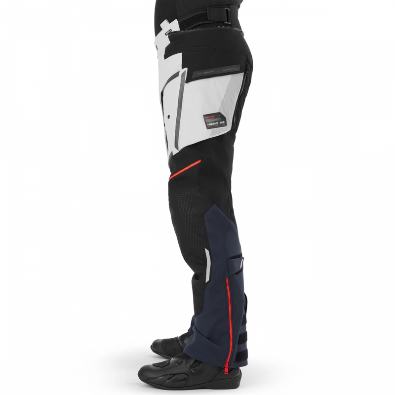 Kalhoty na motorku Shima Hero 3.0 šedo-modré