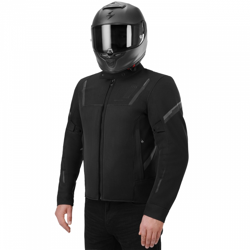Bunda na motorku Shima Rush 3.0 Air černá