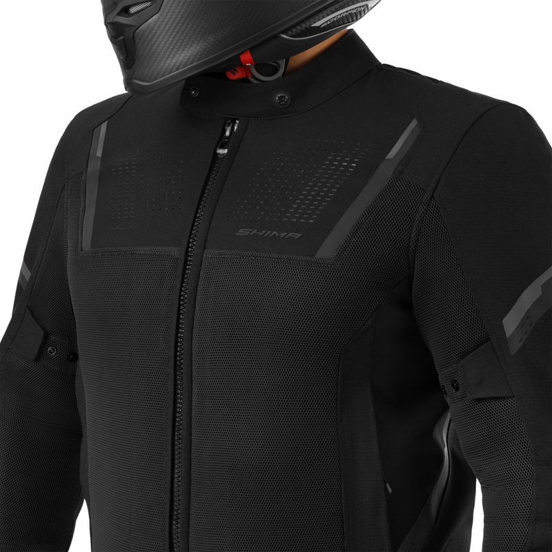 Bunda na motorku Shima Rush 3.0 Air černá