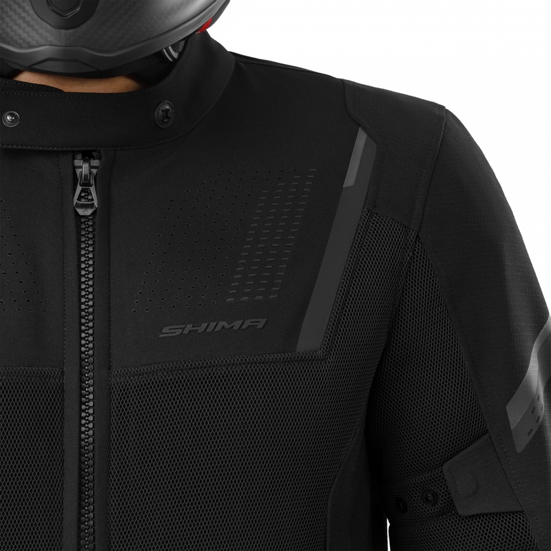 Bunda na motorku Shima Rush 3.0 Air černá