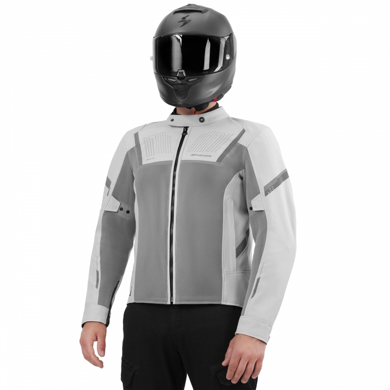 Bunda na motorku Shima Rush 3.0 Air šedá