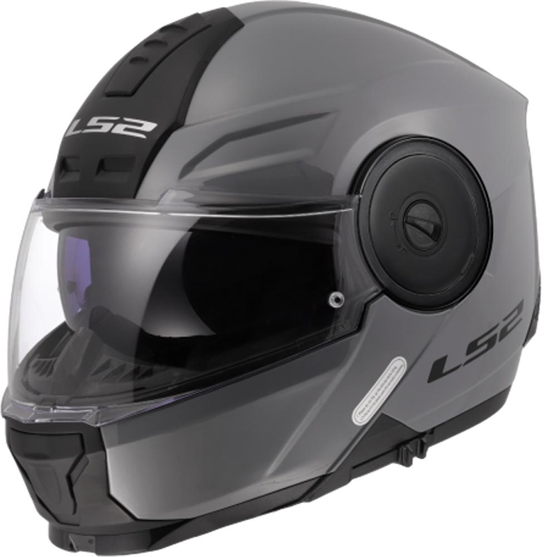 Výklopná helma na motorku LS2 FF902 Scope II Nardo šedá
