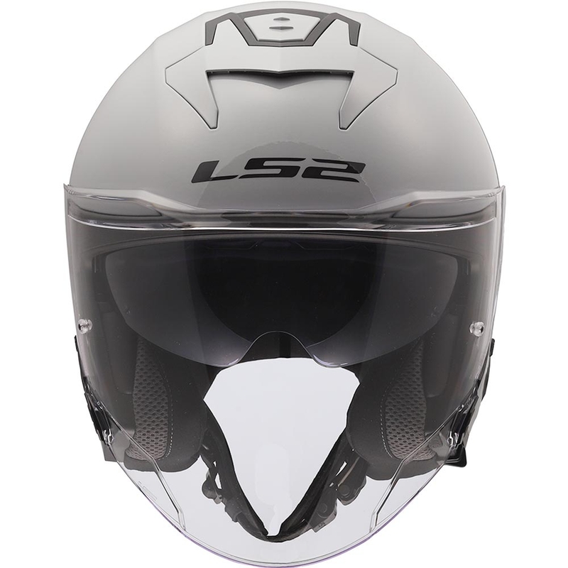 Otevřená helma na motorku LS2 OF618 Verso II Solid nardo šedá