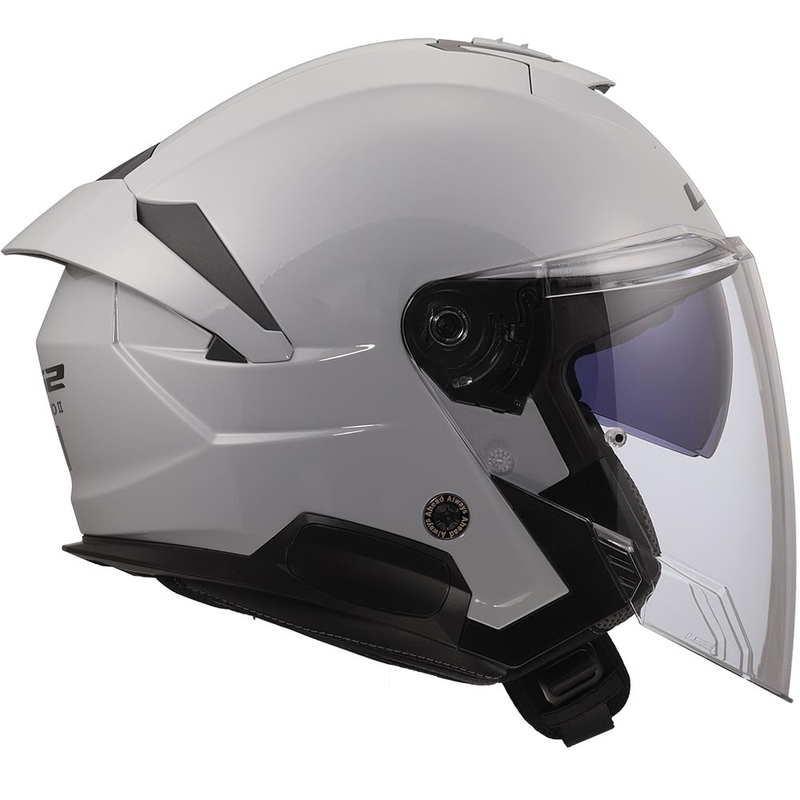 Otevřená helma na motorku LS2 OF618 Verso II Solid nardo šedá