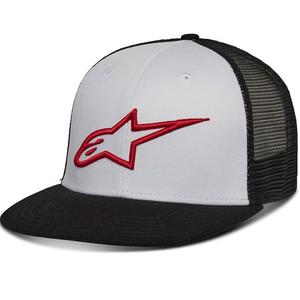 Kšiltovka Alpinestars Corp Trucker bílo-černo-červená
