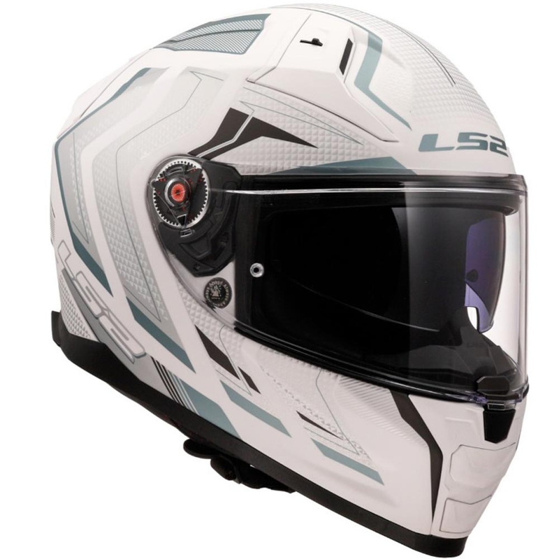 Integrální helma na motorku LS2 FF811 Vector II Alizer matná bílá