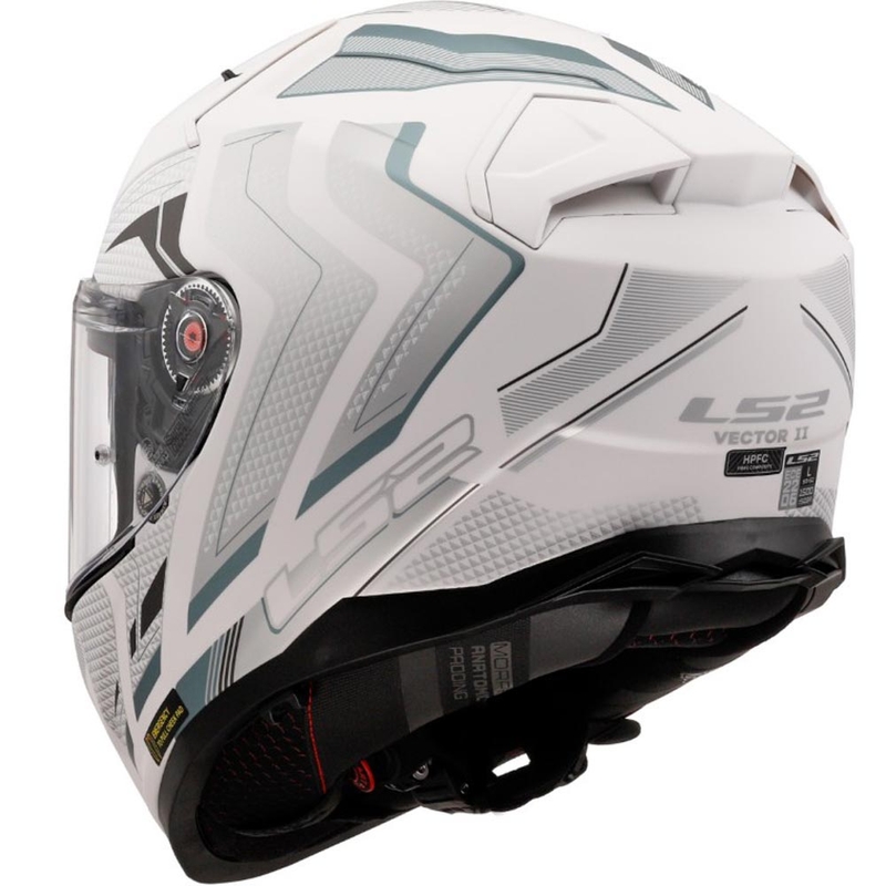Integrální helma na motorku LS2 FF811 Vector II Alizer matná bílá