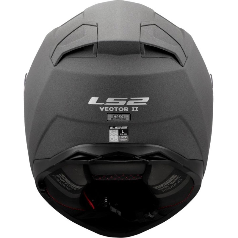Integrální helma na motorku LS2 FF811 Vector II Solid concrete šedá