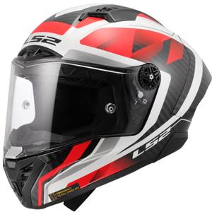 Integrální helma na motorku LS2 FF805 Thunder C GP Aero Raute bílo-červená