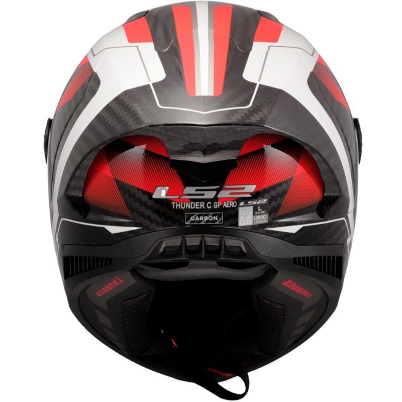Integrální helma na motorku LS2 FF805 Thunder C GP Aero Raute bílo-červená