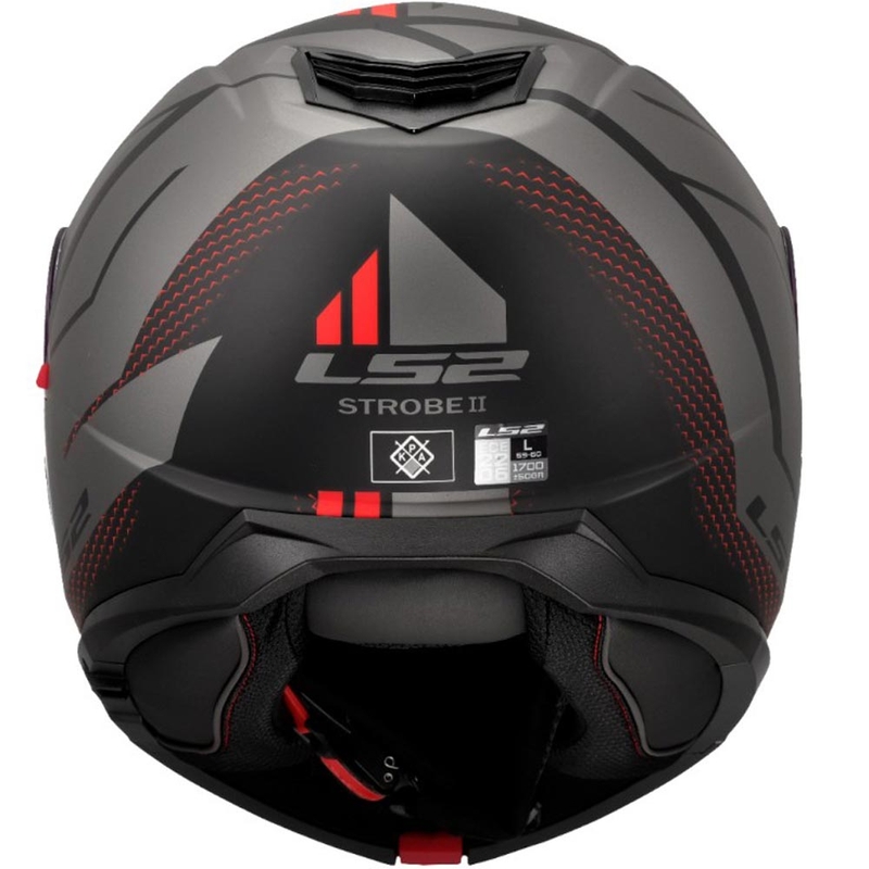 Vyklápěcí helma na motorku LS2 FF908 Strobe II Code černo-šedá