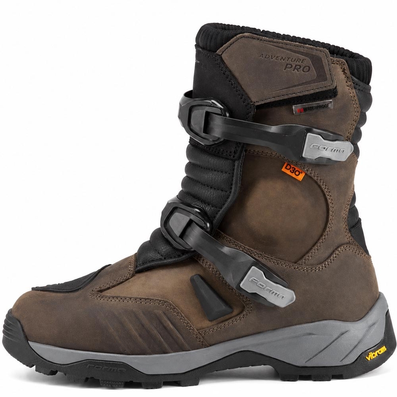 Boty na motorku Forma Adventure PRO Low hnědé
