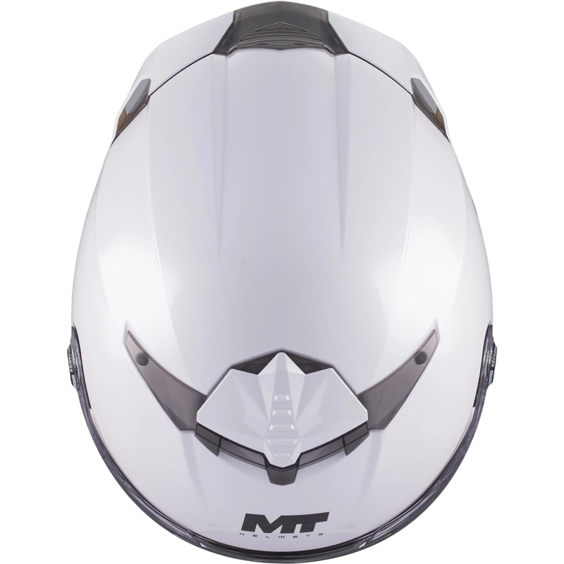 Integrální helma na motorku MT Thunder 4 R Pure A0 bílá