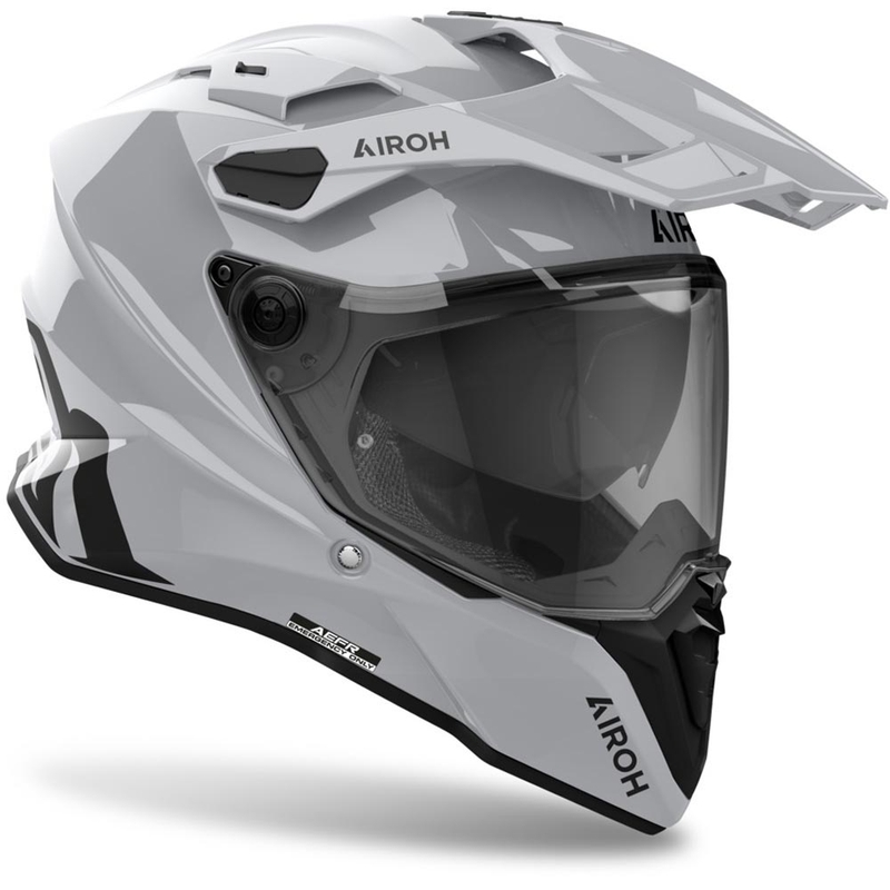 Enduro helma Airoh Commander 2 Color lesklá šedá