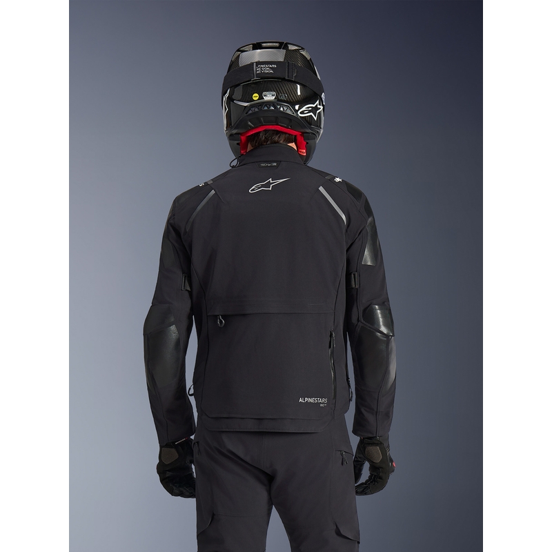 Bunda na motorku Alpinestars Andes PRO Drystar XF černo-tmavě šedá