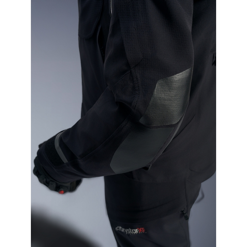 Bunda na motorku Alpinestars Andes PRO Drystar XF černo-tmavě šedá