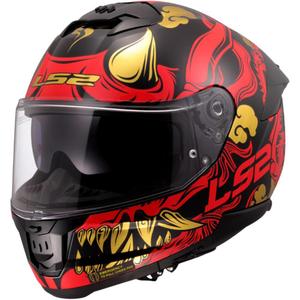Integrální helma na motorku LS2 FF808 Drako černo-červená