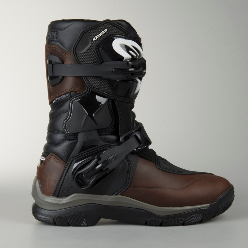 Boty na motorku Alpinestars Belize Oiled Drystar hnědé