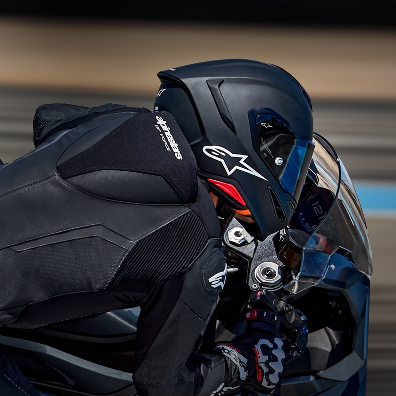 Integrální helma na motorku Alpinestars S-R7 Solid matná černá