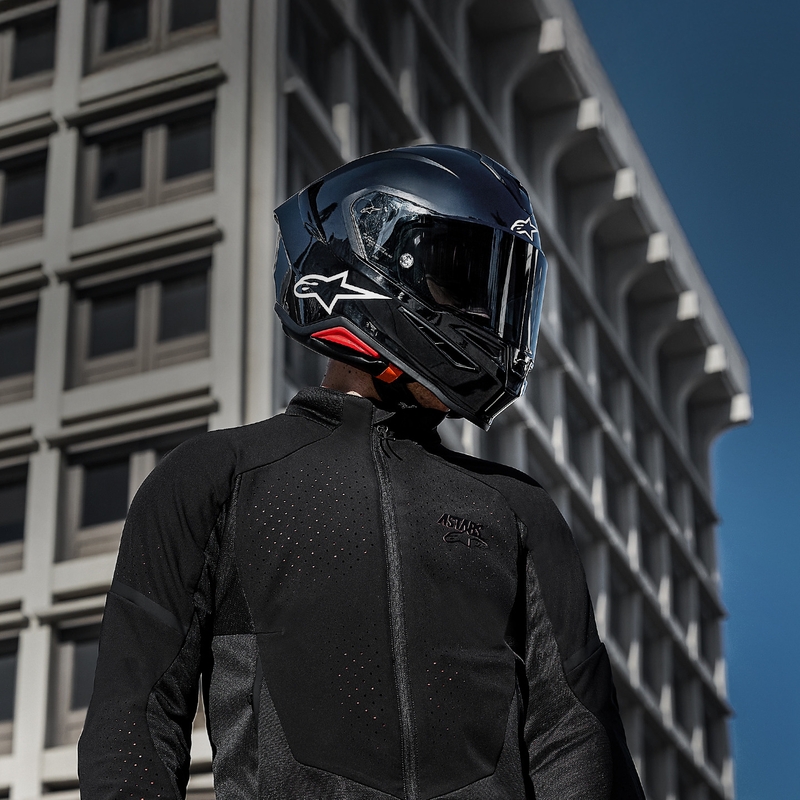 Integrální helma na motorku Alpinestars S-R7 Solid černá