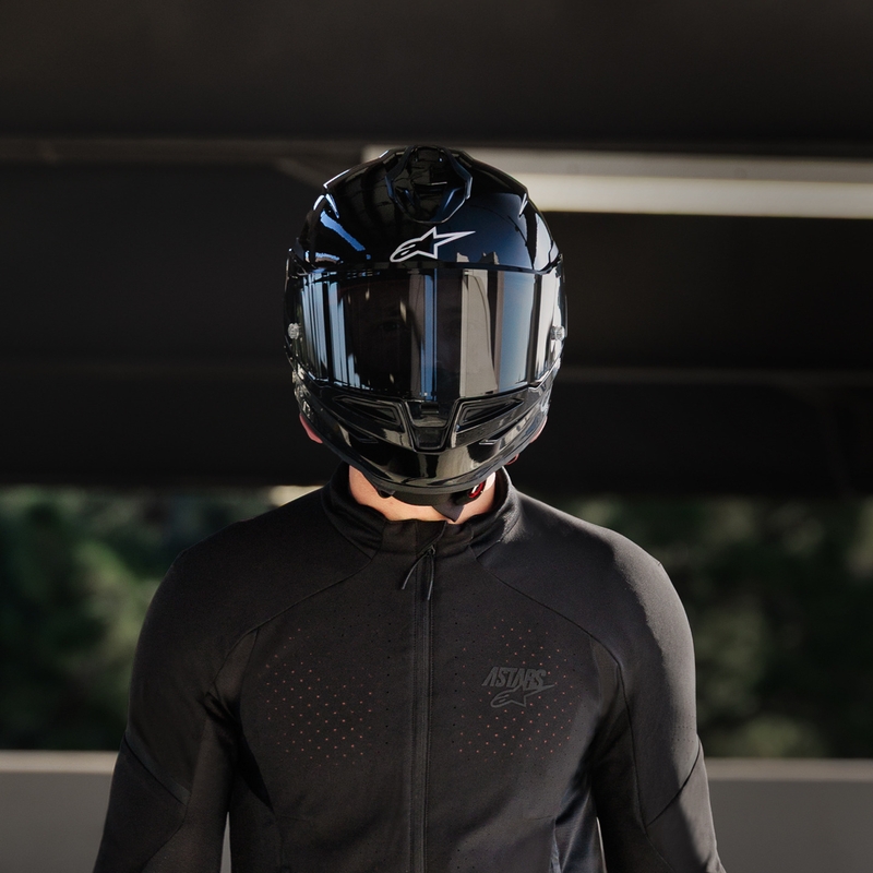 Integrální helma na motorku Alpinestars S-R7 Solid černá