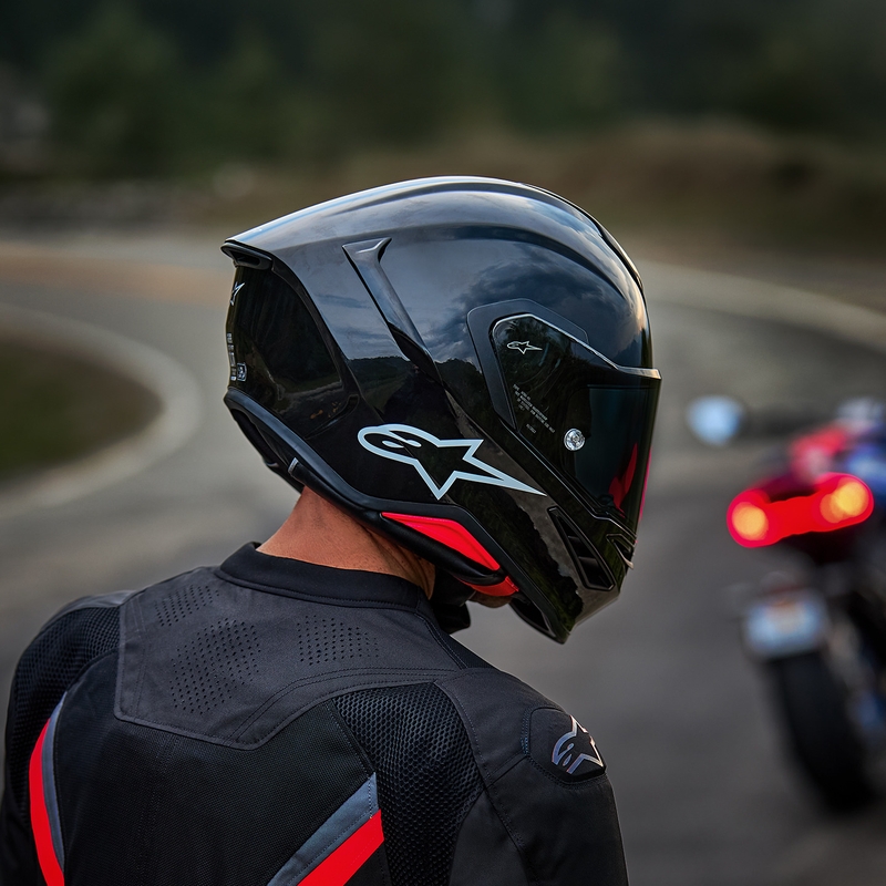 Integrální helma na motorku Alpinestars S-R7 Solid černá