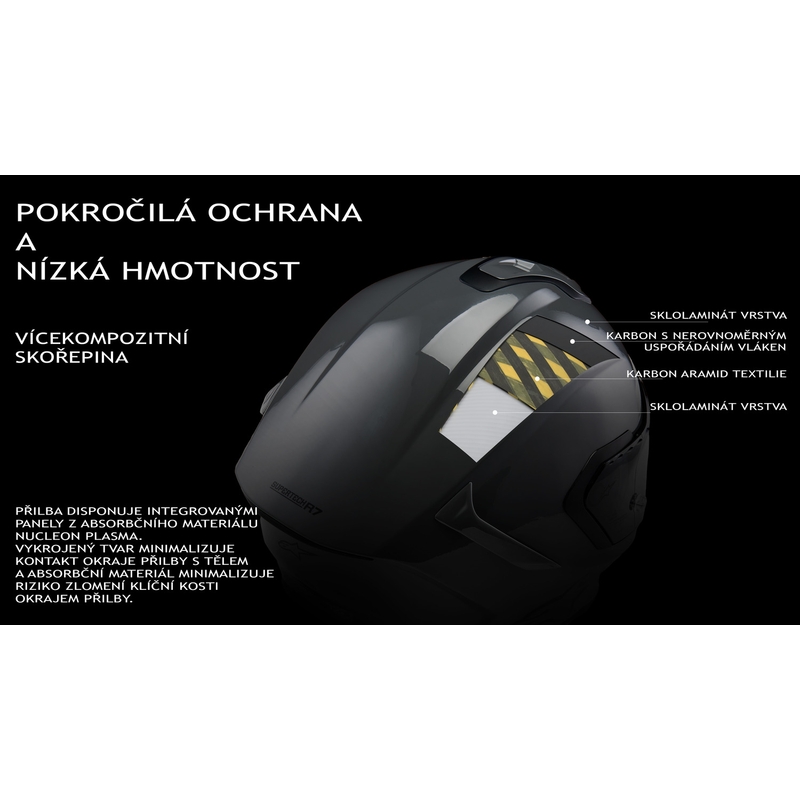 Integrální helma na motorku Alpinestars S-R7 Solid bílá