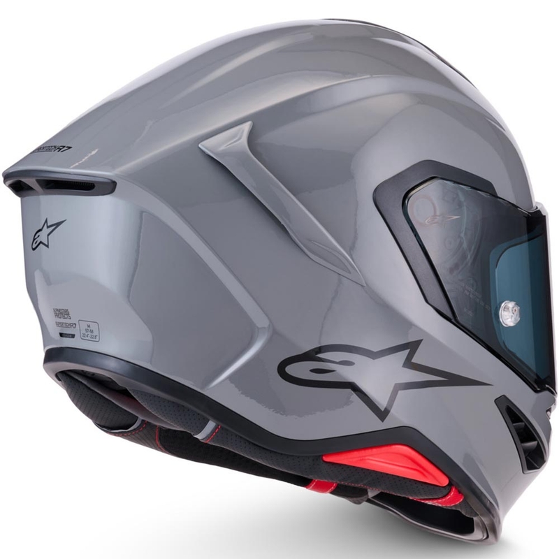 Integrální helma na motorku Alpinestars S-R7 Solid šedá