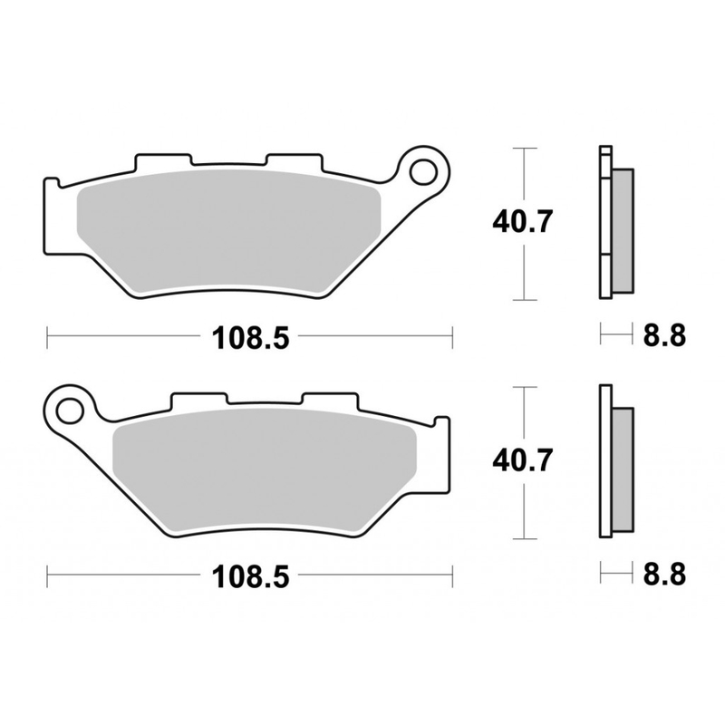Brzdové destičky BREMBO
