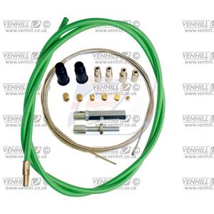 Lanko plynu univerzální sada Venhill U01-4-100-GR 6mm VNĚJŠÍ průměr (1.35m) zelená