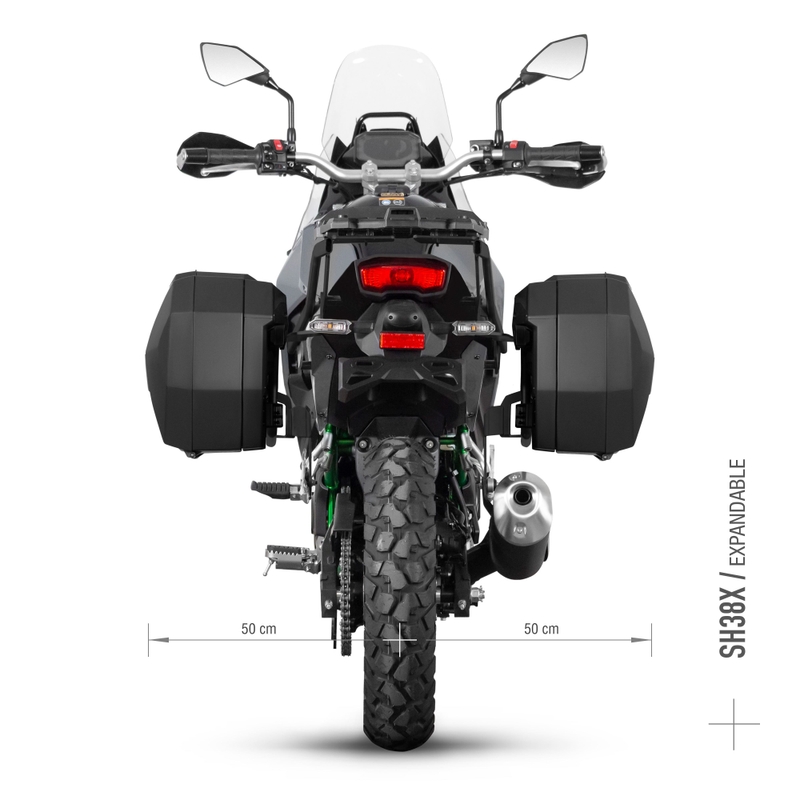 Montážní sada 3P systém SHAD pro KAWASAKI KLE 500 / SE (2025<) 2026-2026