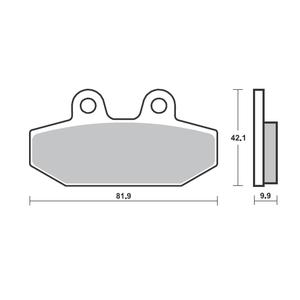 Brzdové destičky BREMBO 07HD23SP