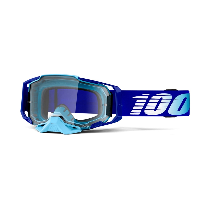 Motokrosové brýle 100% ARMEGA Royal modré (čiré plexi)