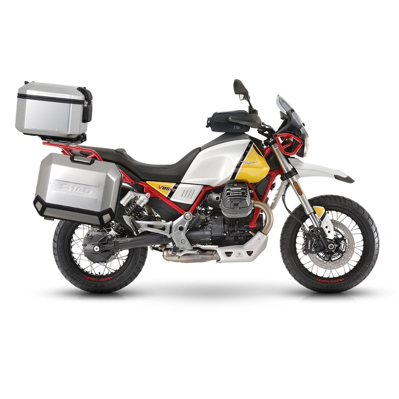 Montážní sada 4P systém SHAD (pro kufry a brašny TERRA a SH38X) pro MOTO GUZZI V 85 TT 850 / Travel 2019-2023